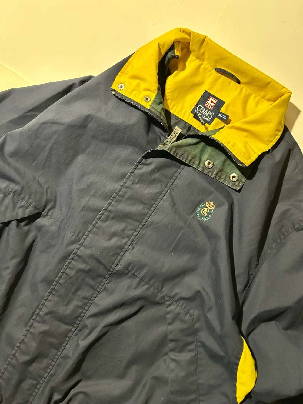Vintage Chaps Ralph Lauren Colorblock Windbreaker Jacket